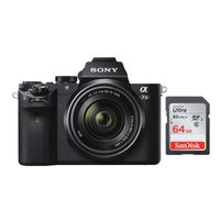 Sony Alpha a7II Mirrorless Digital Camera with 28-70mm f/3.5-5.6 Lens and Free Sony 64 GB SD Card
