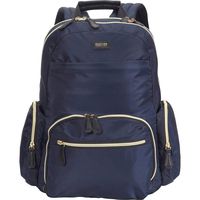 Kenneth Cole Reaction Women's Sophie Silky Nylon Anti-Theft RFID 15.0" Laptop & Tablet Travel Backpack Laptop, Navy, One Size