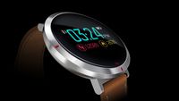 Waterproof Smartwatch + Heart Rate Blood Pressure Oxygen Level Touch Screen Monitor, Bluetooth Fitness Tracker for Fitness Sleep Quality, Best for Couple Women Men Female +Elegant Leather Belt (Brown)