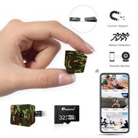 Ehomful Mini Spy Camera WiFi 1080P HD, Wireless Hidden Camera for Home Security (Camouflage&32GB SD Card Combo)