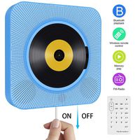 CD Player, CD Music Player Wall-Mounted and Desktop, HiFi Speaker USB Drive Player for Family, Restaurant, Party, Early Childhood Education, Language Learning