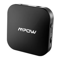 Mpow 5.0 Bluetooth Transmitter for TV with aptX Low Latency, Aux Bluetooth Adapter with 50 Feet Long Range and 30 Hours Long Playing Time, Wireless 3.5mm Audio Adapter (Dual-Link, aptX, aptX-LL, SBC)