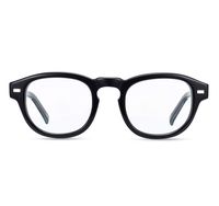 Boca Blu Blue Light Blocking Reading Glasses | UV Light Filtering Anti Glare High Optical Quality Glasses for Men/Women (+2.0, Artermis Shiny Black)