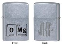 Personalized OMG Windproof Zippo Lighter with Free Monogram