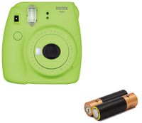 Fujifilm - Instax Mini 9 Instant Camera Product Bundles | Film Pack Options | Renewed (Mini 9 Camera Only, Lime Green)
