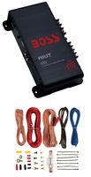 BOSS R1002 200W 2-Channel Car Audio Amplifier Amp + 8 Gauge Install Amp Kit+RCA