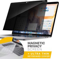 Arxon MacBook Pro Magnetic Privacy Screen Protector 15 Inch 2016/2017/2018 MacBook Pro Anti Glare Easy on/Off with Webcam Cover