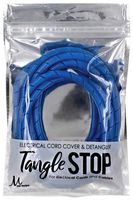 TANGLE STOP Cord Cover & Detangler | Perfect for Cable Management (9-Foot, Blue)
