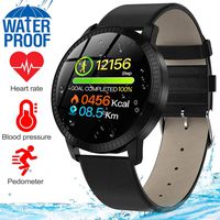 GBD Fitness Tracker Smart Watch, Activity Tracker Watch for Men Women Holiday Xmas Birthday Gifts with Pedometer Heart Rate Blood Pressure Monitor Smartwatch with Sleep Monitor (Black)