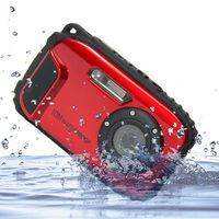 ETTG BP88 Camera Waterproof Digital Video Camera 2.7" TFT Screen 5mp Underwater 9 Mega 8x Zoom Digital Camera - Red