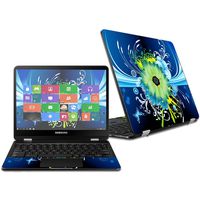 MightySkins Skin Compatible with Samsung Chromebook Pro 12.3" - Flower Explosion | Protective, Durable, and Unique Vinyl Decal wrap Cover | Easy to Apply, Remove, and Change Styles | Made in The USA