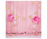 Sequin Fabric Photography Backdrop-4FTx8FT-Pink-Photo Backdrop Sequins Shimmer Curtains for Backdrop