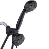AquaDance Oil Rubbed Bronze High Pressure 3-way 48-setting Rain - Handheld Shower Head Combo - Angle Adjustable, Anti-Clog Jets, Tool-Free Installation - USA Standard Certified - Top U.S. Brand