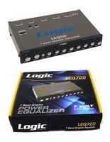 Graphic Equalizer 7 Band EQ Logic Sound lab Car Audio 7V Line Driver LEQ720