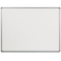 Flash Furniture 4' W x 3' H Porcelain Magnetic Marker Board