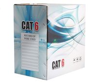 CAT6 Plenum (CMP) Bulk 1000ft Ethernet Cable | ETL Listed | Blue, White, Green, Yellow & Red | FLUKE Tested | 550MHz, 23AWG, UTP - Blue