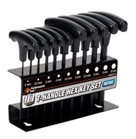 Performance Tool W80275 Metric T-Handle Hex Key Set, 10-Piece