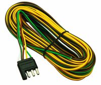 Wesbar 707261 Wishbone Style Trailer Wiring Harness with 4-Flat Connector,3-Feet