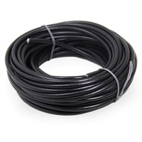 LMR200 Coax, 50FT(15.25m) 50 Ohm Low Loss Bulk Coax Cable RFAdapter Double Shield Wire to DIY CB Radio Cable Jumper