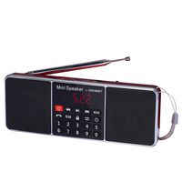 Multi-Functional Digital AM/FM Radio,Bluetooth MP3 Music Player,Supporting TF Card and USB Storage.LED Screen Timing Shutdown Function,Double Loudspeaker Stereo