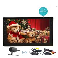 Eincar 7 inch HD Car Headunit Quad-core Android 5.1 Stereos Bluetooth WiFi Wireless Camera USB/SD Double Din Car Stereo Player Dash GPS Sat Nav Mirror Link AUX 3G/4G WiFi CAM-in DVR OBD2