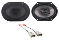 Front Rockville 6x8 Factory Speaker Replacement Kit for 2001-2011 Mazda Tribute