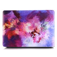 Funut Air 13 Inch Case 2018 Release, A1932 MacBook Hard PC Protective Case Rubberized Cover for 2018 Release MacBook Air 13" A1932 with Retina Display (#Pink & Purple)