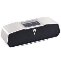 Portable Bluetooth Speakers - Wireless Speaker with Louder Volume, 40W Crystal Clear Stereo Sound, Rich Bass, Built-in Mic, 12-Hour Playtime, Perfect for Phone Tablet TV, Home Outdoors Travel (Silver)