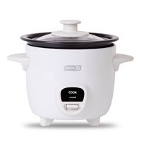 Dash DRCM100XXWH04 Rice Cooker, White