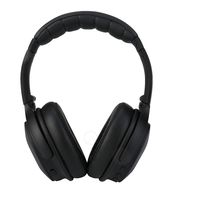 XINWU 801 Active Noise Cancelling Bluetooth Headphone w/Soft Protein Earmuff, High Stereo Surround Sound, Built-in Mic, Wired Mode, 20h Long Battery Life Fodable Lightweight Over Ear Design (Black)