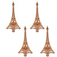 allgala Eiffel Tower Statue Decor Alloy Metal, and Size (06" x4, Rose Gold)