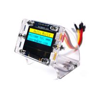 0.96 Inch I2C IIC Serial 128x64 OLED Module LCD Display 4 Pin Font Color Yellow&Blue for Raspberry Pi Zero, Zero W, 3B, 3B+, STM32, Arduino, Beaglebone Black and any Microcontroller with IIC interface