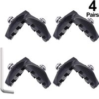 Road Brake Pads with Installation Tool Caliper Brake Blocks 50 mm (4 Pairs)