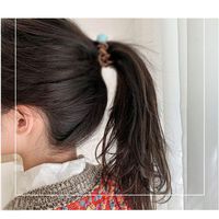 Multicolor Spiral Hair Ties Colorful Coil Hair Ties for Women Phone Cord Hair Ties Elastics Accessories 20pcs，Size S