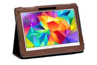 Navitech Brown Faux Leather Case Cover With Stand For The Samsung Galaxy Tab S 10.5