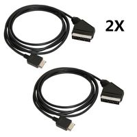 TraderPlus 6Ft RGB SCART Wire Cable TV AV for Playstation PS1 PS2 PS3 One Slim Line Console