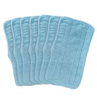 Fushing 7Pcs Steam Mop Pads, Washable Microfiber Cleaning Steamer Mop Replacement Pads for Shark Light and Easy Steam Mop Steam Cleaners S3101 S3101n2 S3250 S3251 SK460 SK410 SK435CO SK140 SK141,Blue