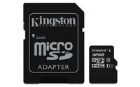 Kingston Digital 32GB Micro SDHC UHS-I Class 10 Industrial Temp Card with SD Adapter (SDCIT/32GB)