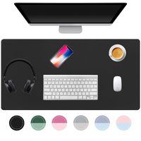 TOWWI Desk Pad, Leather Mouse Pad, 32"x16" Laptop Desk Mat Blotter, Waterproof Writing Pad Mouse pad, Desk Accessories Office Decor