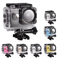 Outdoor Sports Camera, Waterproof Outdoor Cycling Sports Mini DV Action Camera Camcorder for Cycling Swimming Snorkeling Camping Traveling(Sliver)