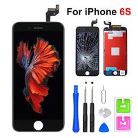 QTlier iPhone 6s Screen Replacement 4.7" Black,LCD Display & Touch Screen Digitizer with 3D Touch Full Assembly Set for iPhone 6s 4.7 inch with Repair Tool kit