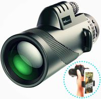 Abilly SB-112 Monocular Telescope High Power 40×60 Compact Portable Monoculars Scope with Phone Clip&Tripod for Smartphone Bird Watching Hunting Hiking Fishing Outdoors Sporting and Concert, Black