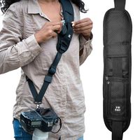 HiiGuy Camera Strap, Adjustable Padded Sling for All SLR and DSLR Cameras, Neck and Shoulder Strap, 32 Inches Long, with Screw Mount, Safety Tether, Microfiber Lens Cleaning Cloth, and eBook