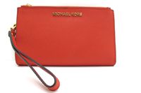Michael Kors Jet Set Travel Large Double Zip Wristlet - Light Terracotta