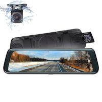 Backup Camera, Eonon 9.66 Inch Rear View Mirror Dash Cam for Cars and Trucks,1080P FHD Front and Rear Dual Lens with Waterproof Touch Screen Backup Camera, G-Sensor, LDWS, WDR-R0013