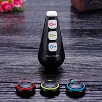 TOOGOO Wireless RF Key Finder Locator with LED Flashlight, Gadgets Electronic Gifts for Men, Women, Kids, Teens - Black