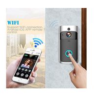 Yiiena Home Wireless Remote Monitoring Real-Time Two-Way Talk Video Doorbell Remote Home Monitoring Systems