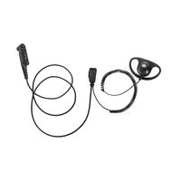 BOMMEOW BDS15-H6 D Shape Earhanger D-Style Earpiece for Hytera PD602 PD662 X1e X1p Z1p PTC760 PD68X