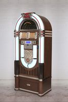 Crosley Full Size Bluetooth CR1206A-ST CD Jukebox w/ Storage Base Stand 58" High