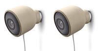 Wasserstein Colorful Silicone Skins for Nest Cam Outdoor Security Camera - Protect and Camouflage Your Nest Cam Outdoor with These UV Light- and Weather Resistant Silicone Skins (2 Pack, Beige)
